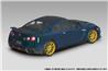 Aoshima 1/32 SNAP KIT #03-MJ, NISSAN R35 GT-R 2024  (Midnight Purple) Kit de modélisation | Pas besoin de colle | S'enclench...