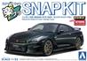 Aoshima 1/32 SNAP KIT #03-MJ, NISSAN R35 GT-R 2024  (Midnight Purple) Kit de modélisation | Pas besoin de colle | S'enclench...