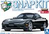 Aoshima 1/32 SNAP KIT #04-VR, Mazda Efini FD3S RX-7 (Brilliant Black) Kit de modélisation | Pas besoin de colle | S'enclench...