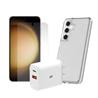 Samsung Galaxy S24 - Bundle TUFF8, Tempered Glass, 30W PD Charger