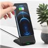 Choetech 10W Dual-Coil Fast Wireless Charging Stand, Dual Coils(Open Box)