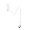 HOCO Tablet Lazy Stand, Flexible Long Arms Clip Mount, White(Open Box)