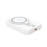 iCAN 10000mAh Magnetic Automatic Wireless Charging Power Bank, White