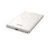 Batterie externe magnétique sans fil mince et portable 5000 mAh PD 20 W USB-C, blanche