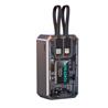 Batterie portable transparente 10 000 mAh, écran intelligent 22,5 W