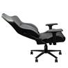 iCAN Gaming Chair with Inbuilt Adjustable Lumbar Support, Steel Five Star Base, 4D Armrest, 65mm PU Whells, Black.