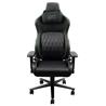 iCAN Gaming Chair with Inbuilt Adjustable Lumbar Support, Steel Five Star Base, 4D Armrest, 65mm PU Whells, Black.