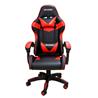 DragonWar Ergonomic Racing Chair, PU leather, Fixed PU Padded with polyester Armrest, Nylon Base & PU Castor, Black & Red