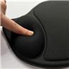 iCAN Memory Foam Mouse Pad KLH-3061F (Black)