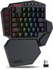 Redragon K585RGB-KS DITI Wireless Single-Handed Keypad with mechanical Blue Switch and RGB lighting [K585RGB-KS](Open Box)