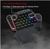 Redragon K585RGB-KS DITI Wireless Single-Handed Keypad with mechanical Blue Switch and RGB lighting [K585RGB-KS](Open Box)