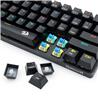 Redragon K613 Jax Mechanical Gaming Keyboard with 61 keys and detachable cable [K613] Blue Switch(Open Box)