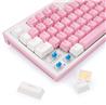 Redragon K623-P1B Hades X Wired Mechanical Keyboard in pink and white, Blue Switch [K623-P1B]