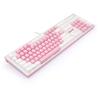 Redragon K623-P1B Hades X Wired Mechanical Keyboard in pink and white, Blue Switch [K623-P1B]