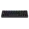 Redragon K530 Pro-blue switch, 60% Wireless RGB Mechanical Keyboard, hot-swappable | Bluetooth | 2.4Ghz | Wired 3-Mode | 61 Key