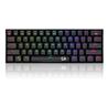 Redragon K530 Pro-blue switch, 60% Wireless RGB Mechanical Keyboard, hot-swappable | Bluetooth | 2.4Ghz | Wired 3-Mode | 61 Key