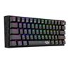 Redragon K530 Pro-blue switch, 60% Wireless RGB Mechanical Keyboard, hot-swappable | Bluetooth | 2.4Ghz | Wired 3-Mode | 61 Key