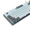 Aula F3287 Wired Mechanical Gaming Keyboard with Blue Switches,White&Grey Mixed Color Keycaps,Programmable Macro Keys