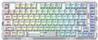 Redragon K649CT 75% Tri-Mode Crystal Clear Gasket Gaming Keyboard