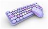 Mofii SMK-676367AG Wireless Keyboard and Mouse Combo, Purple