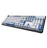 Durgod K610W Corona Wireless Blutooth 3-mode Win/Mac Mechanical Keyboard 104 Key White Backlit Kailh Silent Red Switch