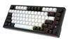 DAREU EK75-B Wired Rainbow Backlight Mechanical Keyboard with Linear Switches,Black