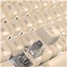 DAREU Z82 Tri-mode 2.4G Wireless/Bluetooth Mechanical Keyboard Customized Silence Linear Switch Scroll Knob White Backlight ...