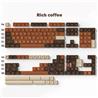 ICAN RICH COFFEE SA Height Double Shot ABS Keycaps Full Set 172 Keys