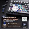 Yunzii B75 Wired RGB Black Gaming Keyboard Pre-lubed Tactile Switch