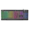 ONIKUMA G32 Matte Black Wired Gaming Keyboard RGB Backlit(Open Box)