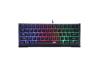iCAN 62 Key Wired Rainbow Backlit Gaming Keyboard,6 Anti-ghosting Keys(Open Box)