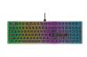 iCAN 104 Key Wired Rainbow Membrane Gaming Keyboard