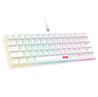 iCAN CX23UL White Wired Rainbow Gaming Keyboard, 61 Keys(Open Box)