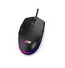 iCAN GM1011 Wired Black RGB Gaming Mouse, 6 Buttons, 1600 DPI(Open Box)