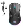 Onikuma 2.4G+Wired Wireless CW917-B RGB Gaming Mouse with 4800DPI