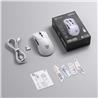 Souris de jeu sans fil tri-modale ONIKUMA DM01 blanche avec autocollan(Open Box)