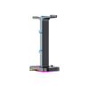 Havit TH650 RGB Headset Stand with Dual Hanger & 2 USB Ports, Black