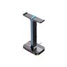 Havit TH650 RGB Headset Stand with Dual Hanger & 2 USB Ports, Black