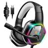 EKSA E1000 USB RGB Gaming Headset with 7.1 Surround Stereo Sound