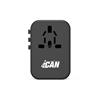 iCAN 35.5W 5-Port Universal Travel Adapter