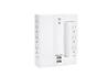 iCAN Protecteur de surtension pour robinet mural rotatif, 6 prises