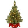 iCan 2ft  PVC Table Christmas Tree with Warm White LED Light