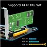 Maiwo PCI-Express Card, PCIE TO M.2 PCIe SSD & M.2 SATA SSD(Open Box)