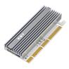 Maiwo KT058 RGB Design PCIe x16 to NVMe SSD Expansion Converter with Aluminum Alloy Radiator and Blue Breathing Lamp