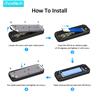 Chotech MSE004 USB3.2 Chips Compatible M.2 NVME / SATA SSD Protocaol 10Gbps Transfer Speed SSD Enclosure wih IP65 water-Proof a