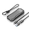 Boîtier de voyage extérieur ORICO M.2 NVME et NGFF (6 Gbit/s/10 Gbit/s) | USB 3.2 Gen2 Type-C | Capacité de prise en charge 8T