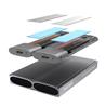 Maiwo K1202P2 Tool Free USB 3.2 Gen2×1 Type-C PCIe NVMe and SATA M.2 SSD Enclosure, Support 2pcs SATA or NVMe M.2 SSD