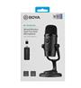 BOYA BY-PM500W Microphone USB bi-fonction filaire /sans fil, noir