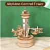 ROKR 3D Wooden Puzzle,Air-Control Tower Music Box,Perfect Gift(Open Box)