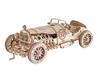 ROKR 3D Wooden Puzzle, V8 Grand Prix Car Model,1:16 Scale Model